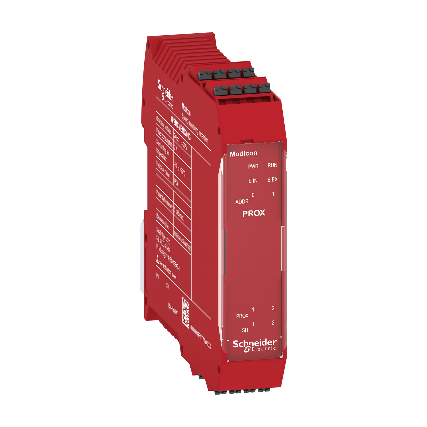 SCHNEIDER ELECTRIC - Modulo espansione di sicurezza, Modicon XPSMCM, 2 ingressi interruttori prossimità, morsetti a molla