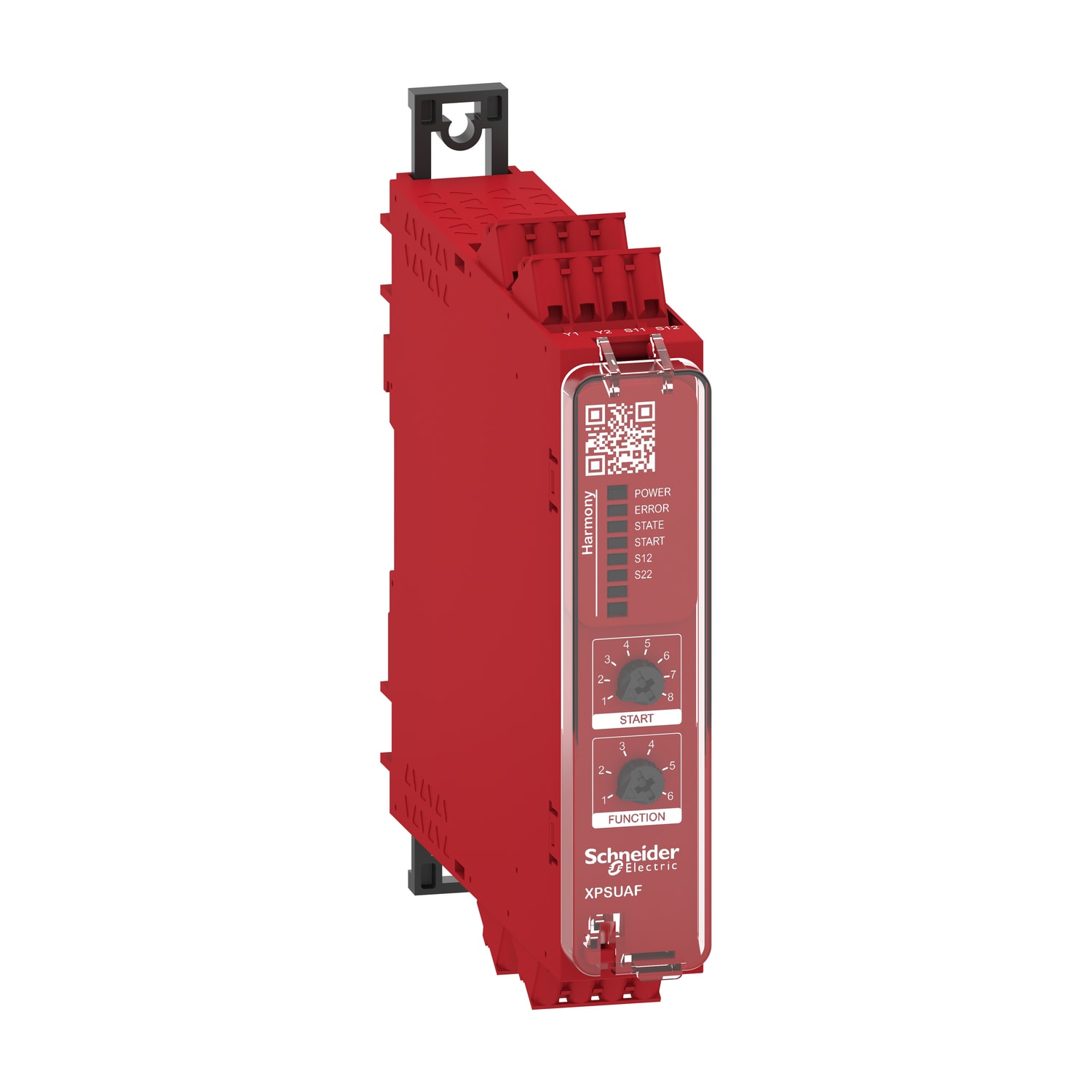 SCHNEIDER ELECTRIC - Modulo di sicurezza multifunzione  2 ingressi, Harmony XPSU, 3NO + uscita diagnostica smart - 24 V morsetti a molla