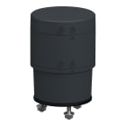 SCHNEIDER ELECTRIC - Elemento base, Harmony XV6, colonna luminosa modulare Ø60mm, base 24V AC/DC con adattatore a 3 pin, con coperchio, colore corpo grigio scuro