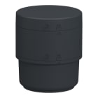SCHNEIDER ELECTRIC - Base alimentazione, colonna luminosa modulare Harmony XVB7, Ø70mm, base 24V AC/DC con adattatore e coperchio, grigio