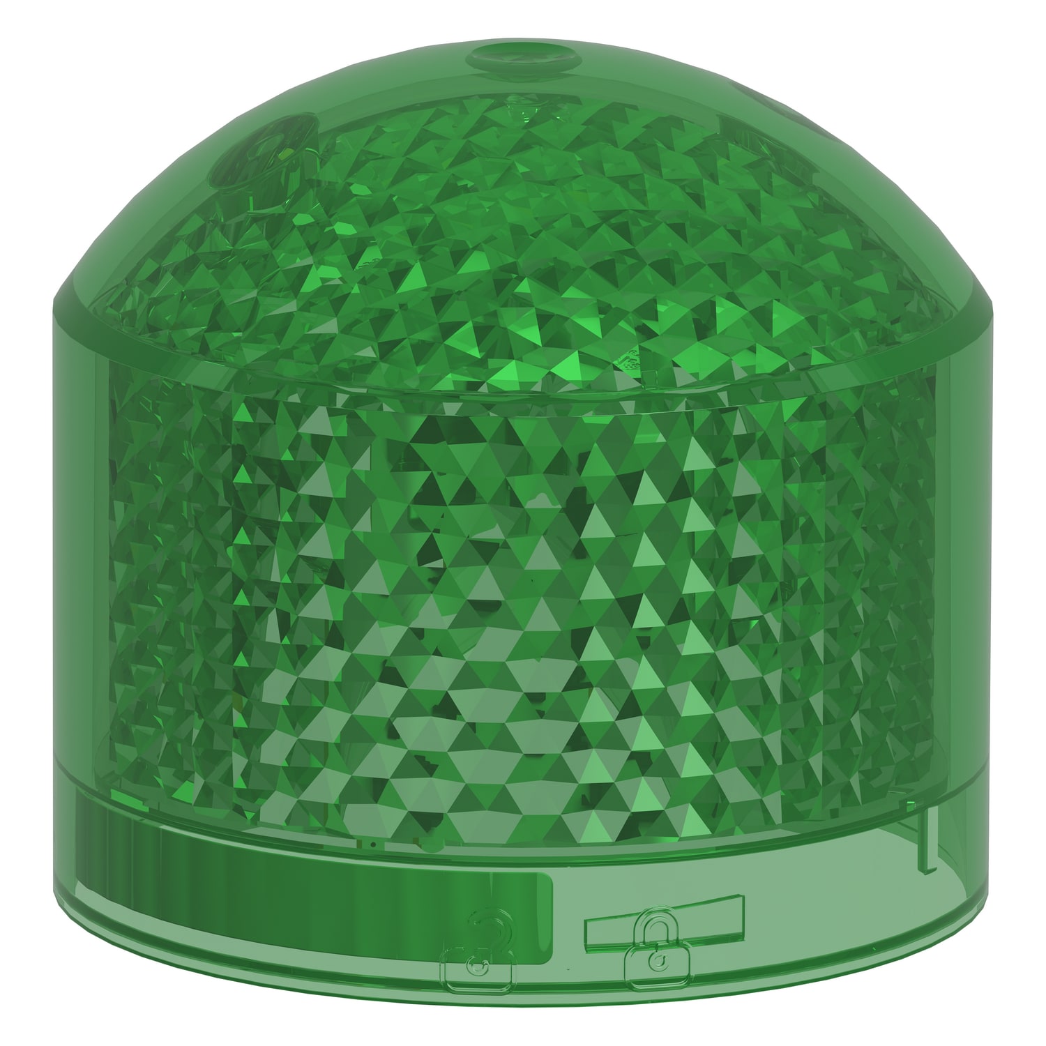 SCHNEIDER ELECTRIC - Elemento singolo, Harmony XVB7, verde, Ø70mm, luce fissa