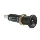 SCHNEIDER ELECTRIC - Lampada spia Ø8 - IP40 - rossa - LED sporgente - 12V - faston