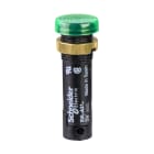 SCHNEIDER ELECTRIC - Lampada spia Ø12 - IP40 - verde - LED protetto - 24V - connettore a vite