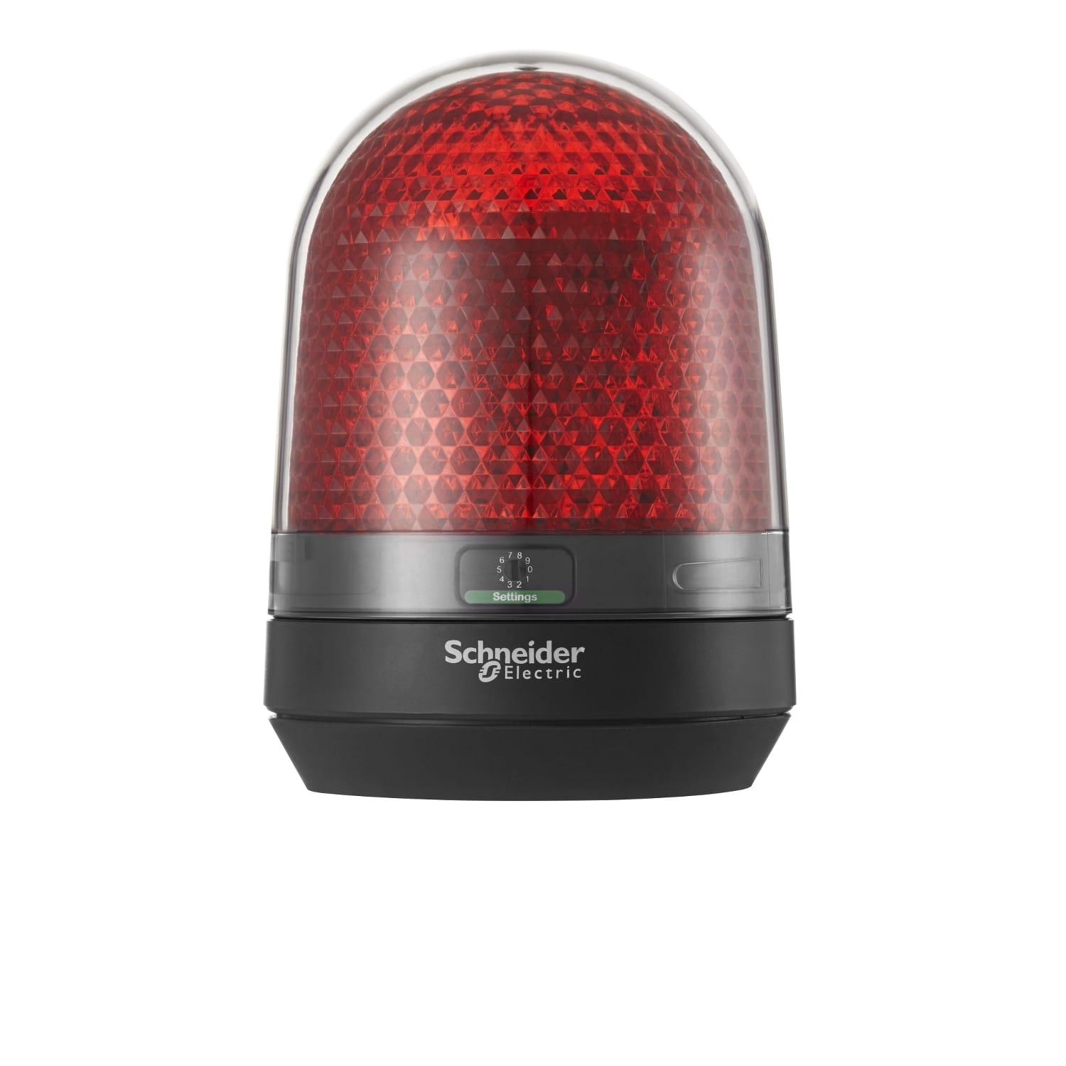 SCHNEIDER ELECTRIC - Dispositivo a luce rotante, senza buzzer, 100-230 VAC, rosso