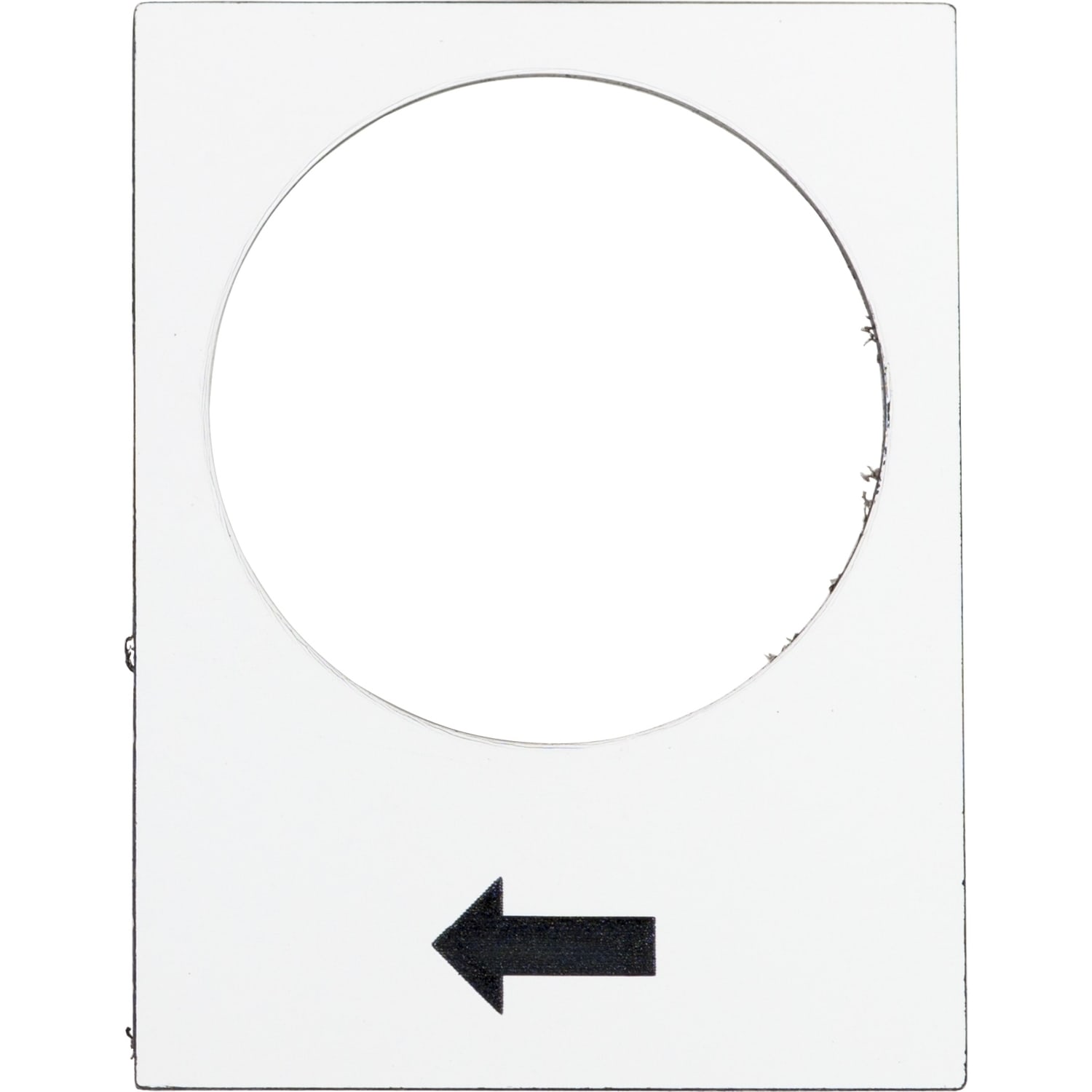 SCHNEIDER ELECTRIC - Etichetta - 30 x 40mm - bianca - sollevamento o dx