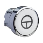 SCHNEIDER ELECTRIC - Testa pulsante Ø22 - ad impulso - filoghiera - bianca - t