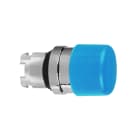 SCHNEIDER ELECTRIC - Testa pulsante Ø22 - ad impulso - fungo Ø30 - blu