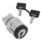 SCHNEIDER ELECTRIC - Testa selettore a chiave  Ø22 - 3 posizioni- Ronis 3131a - estrazione chiave sx