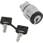 SCHNEIDER ELECTRIC - Testa selettore a chiave  Ø 22 - 2 posizioni - Ronis 458a - estraz.chiave tuttel le pos.