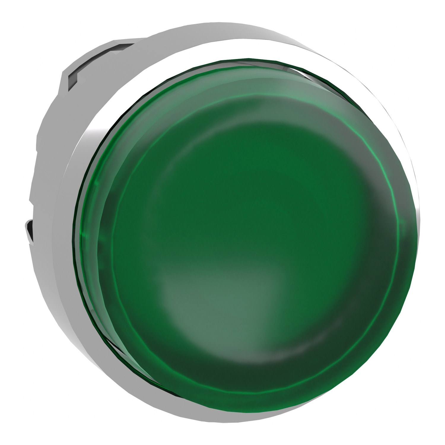 SCHNEIDER ELECTRIC - Testa pulsante luminoso Ø22 - verde- per LED universale