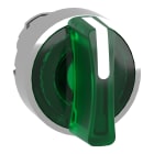 SCHNEIDER ELECTRIC - Testa selettore luminoso -Harmony XB4 - 3 posizioni Ø22 - verde- per LED universale,metallo