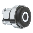SCHNEIDER ELECTRIC - Testa pulsante Ø22 - ad impulso - sporgente - nera - o