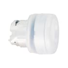 SCHNEIDER ELECTRIC - Testa pulsante Ø22 - sporgente—bianca - (silicone trasparente)