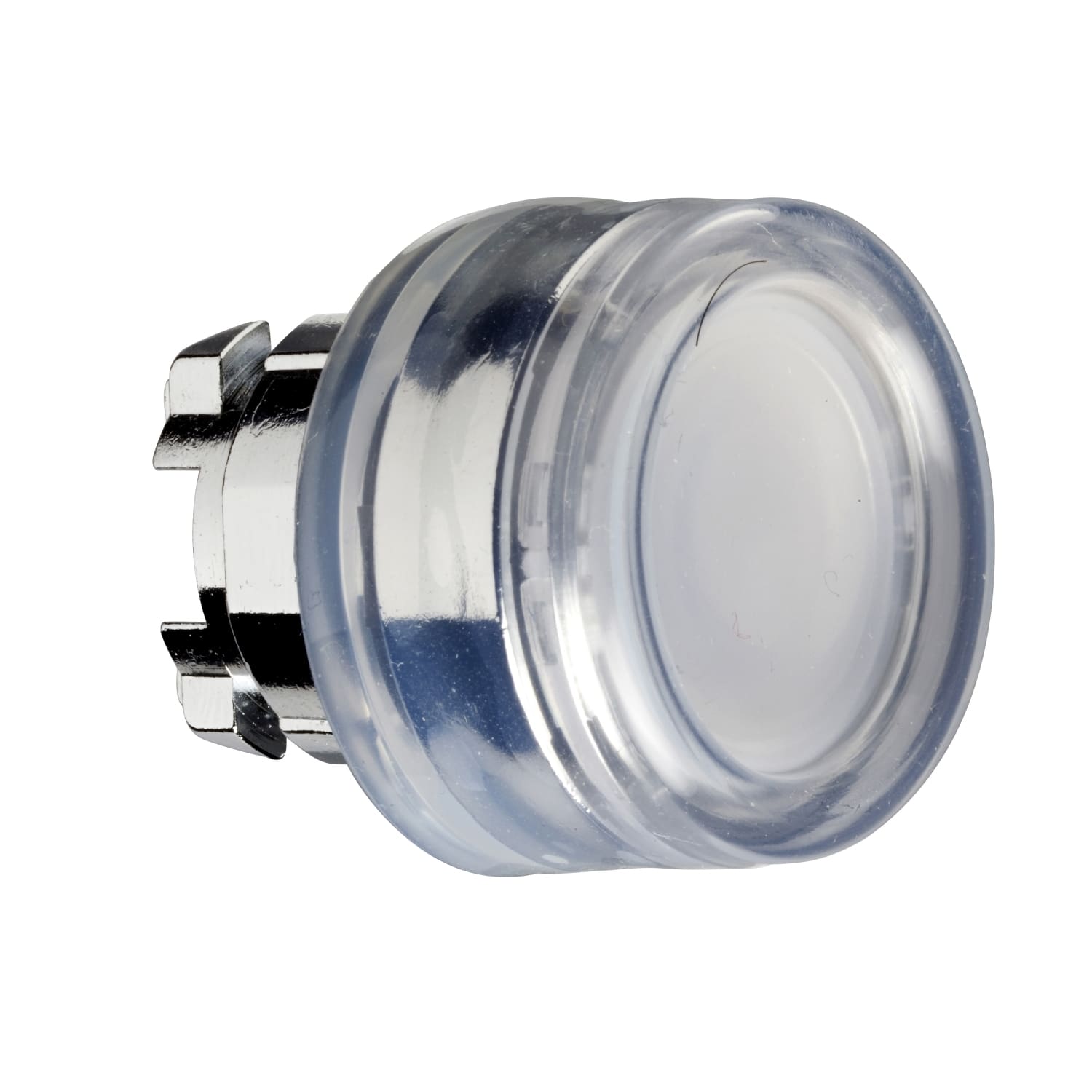 SCHNEIDER ELECTRIC - Testa pulsante Ø22 - filoghiera—bianca - (silicone trasparente)