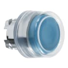 SCHNEIDER ELECTRIC - Testa pulsante Ø22 - filoghiera—blu - (silicone trasparente)