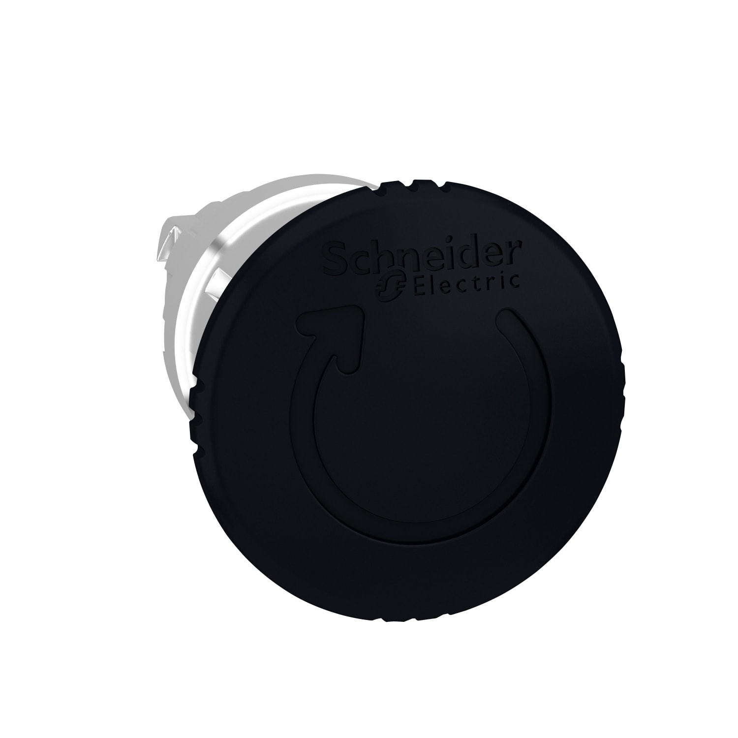 SCHNEIDER ELECTRIC - Testa pulsante Ø22 - sblocco rotazione - fungo Ø40mm - nera