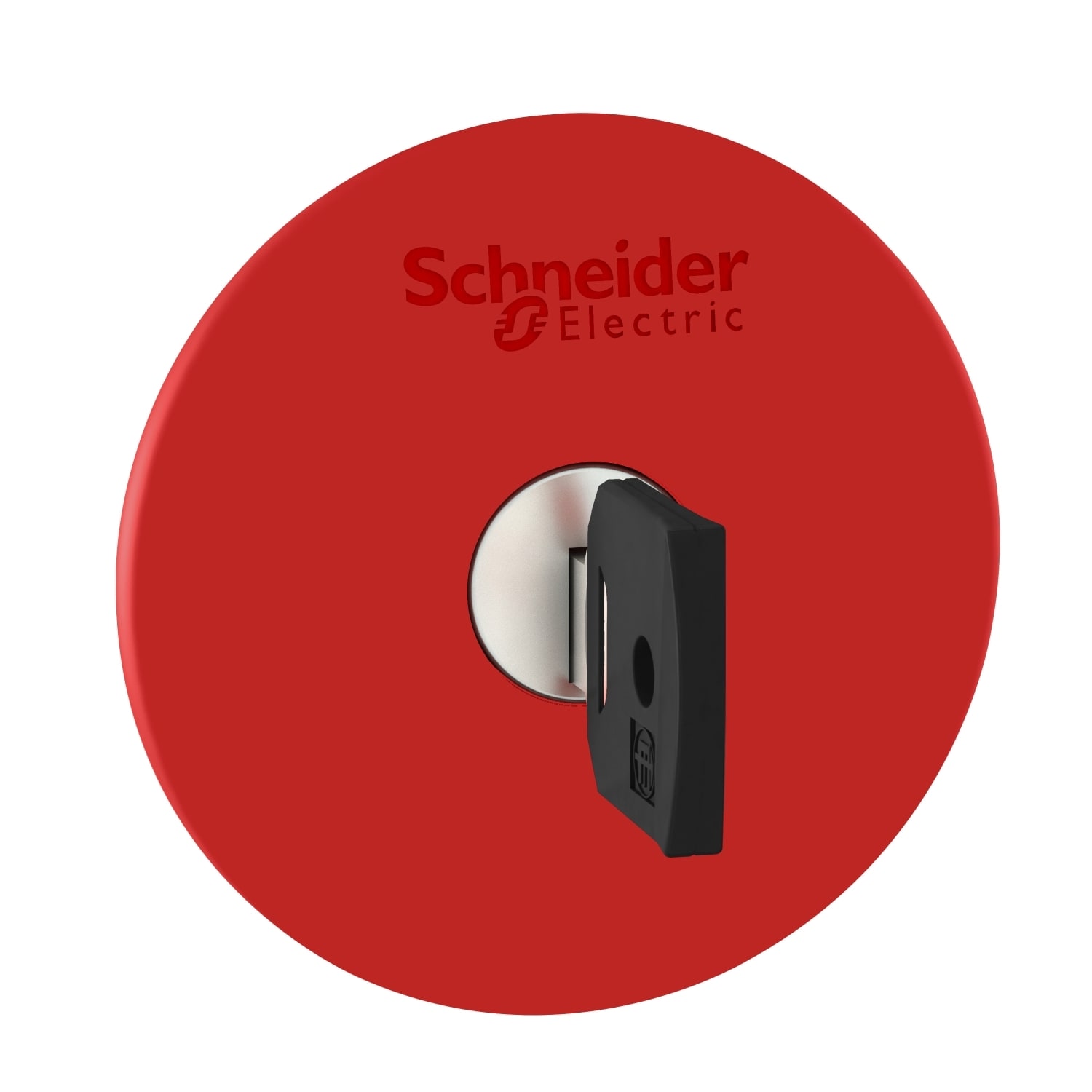 SCHNEIDER ELECTRIC - Testa pulsante Ø22 -sblocco a chiave - fungo Ø60 - rossa - Ronis 455