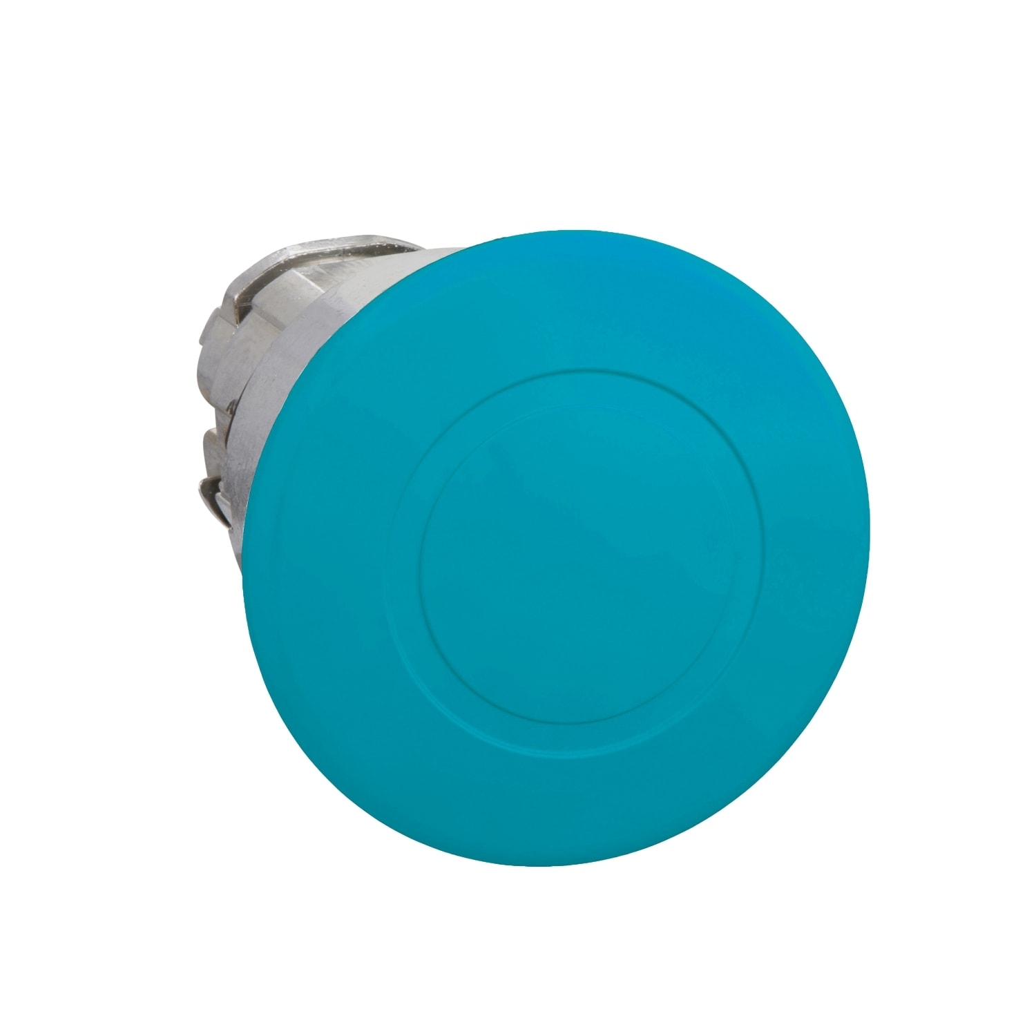 SCHNEIDER ELECTRIC - Testa pulsante a fungo blu, ad aggancio Ø40 premere-tirare Ø22 - Harmony XB4