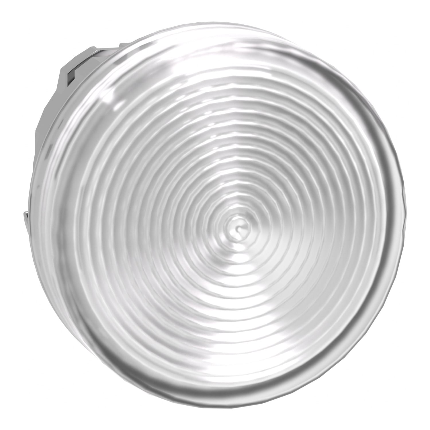 SCHNEIDER ELECTRIC - Testa lampada spia Ø22 gemme striate bianche- per LED universale