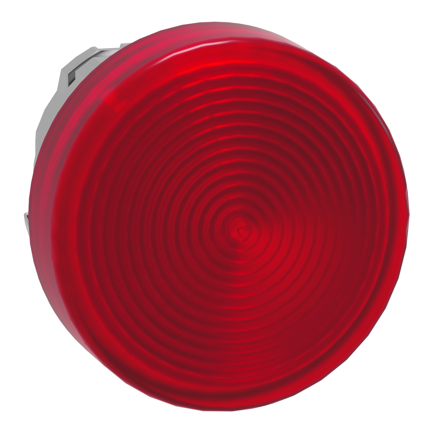 SCHNEIDER ELECTRIC - Testa lampada spia Ø22 gemma striata rossa- per LED universale