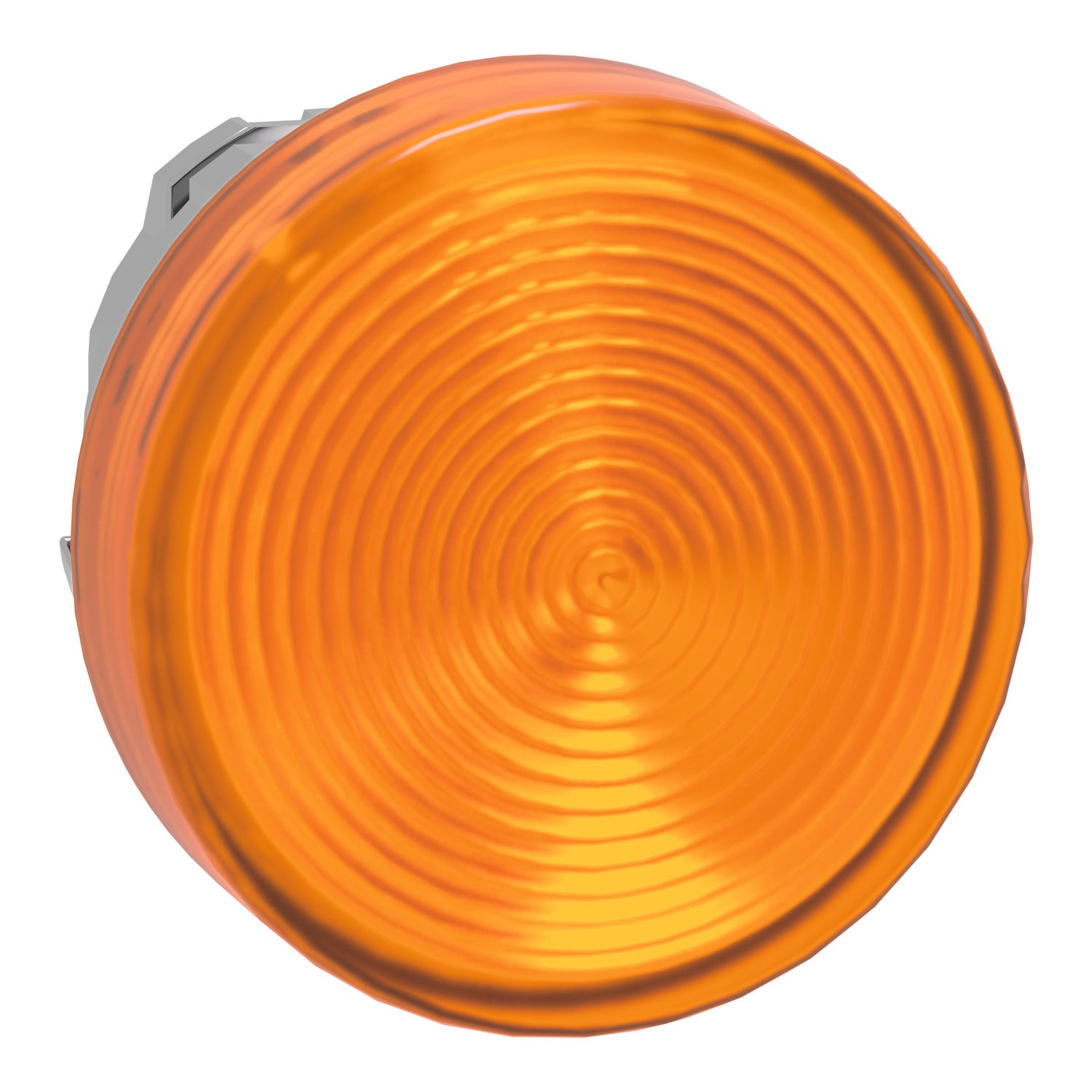 SCHNEIDER ELECTRIC - Testa lampada spia Ø22 gemma striata arancione- per LED universale