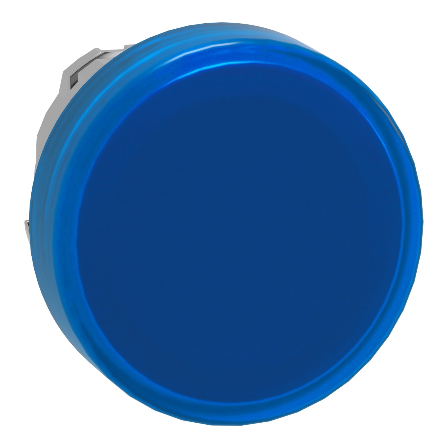 SCHNEIDER ELECTRIC - Testa lampada spia- Ø22 - - gemma liscia blu- per LED universale