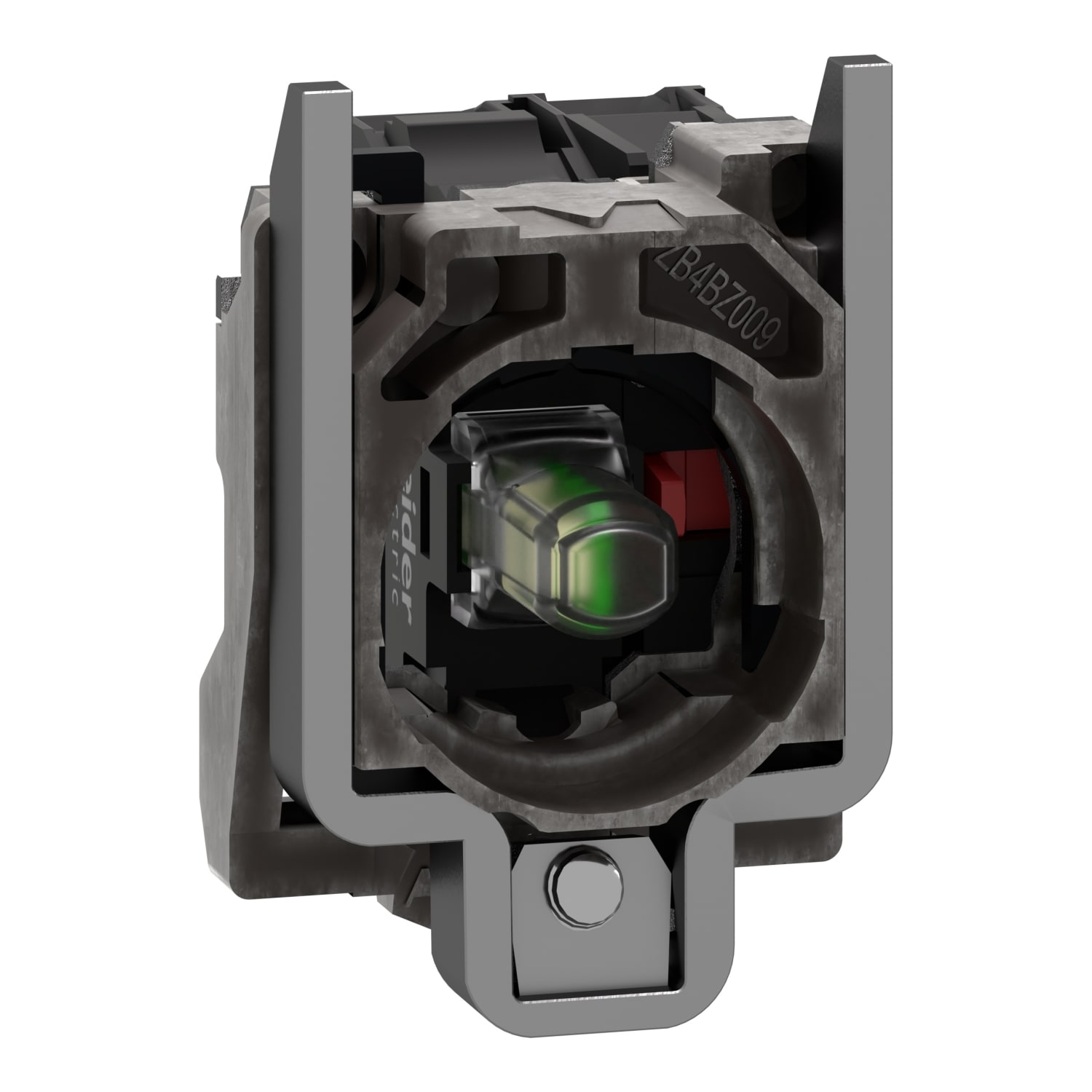 SCHNEIDER ELECTRIC - Corpo per pulsante luminoso Ø22 - 120Vac - LED universale 1NC