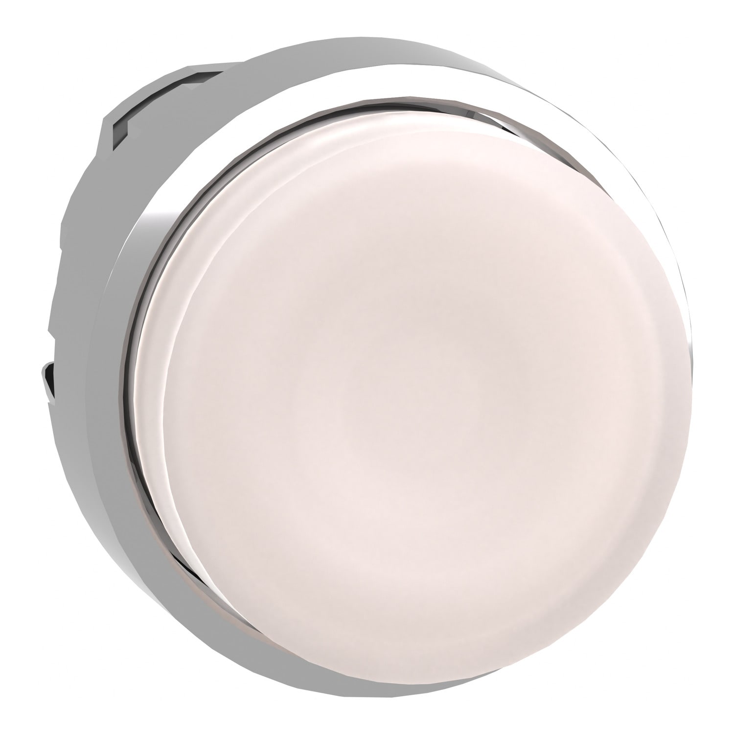 SCHNEIDER ELECTRIC - Testa pulsante luminoso Ø22 - bianco- per LED universale