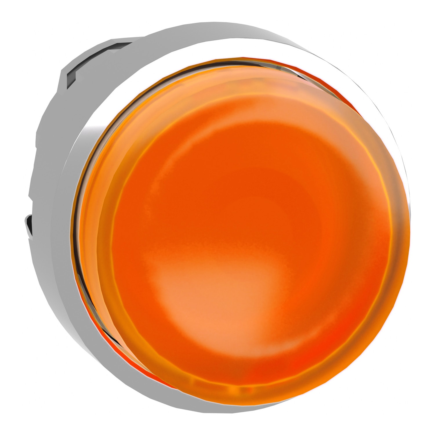 SCHNEIDER ELECTRIC - Testa pulsante luminoso Ø22 - ARANCIONE - per LED universale