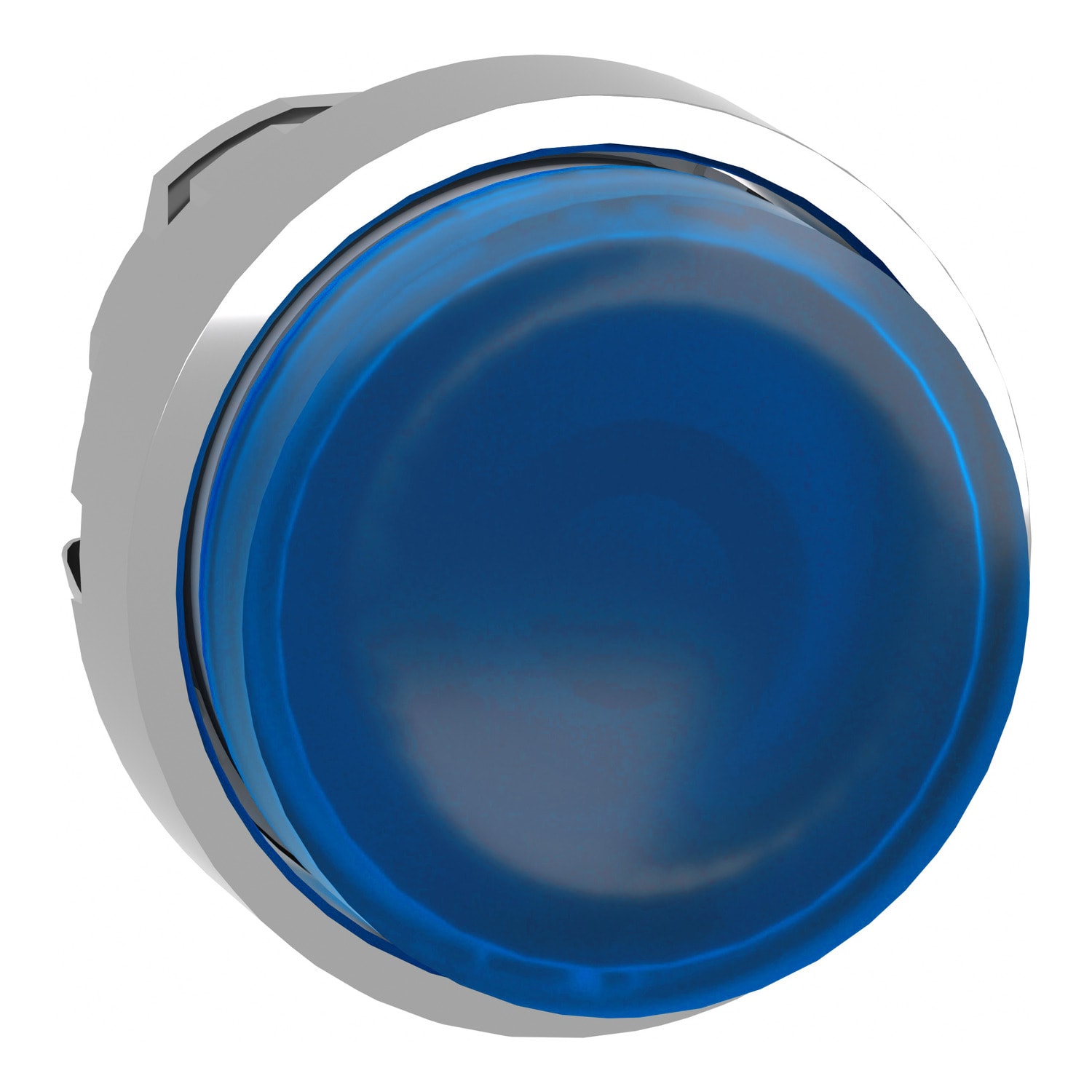 SCHNEIDER ELECTRIC - Testa pulsante luminoso Ø22 - blu- per LED universale