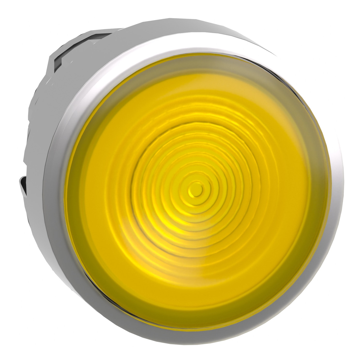 SCHNEIDER ELECTRIC - Testa pulsante luminoso giallo led Ø22- per LED universale