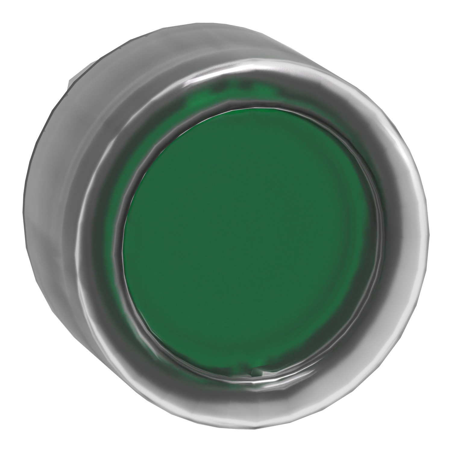 SCHNEIDER ELECTRIC - Testa pulsante luminoso Ø22 - verde- per LED universale