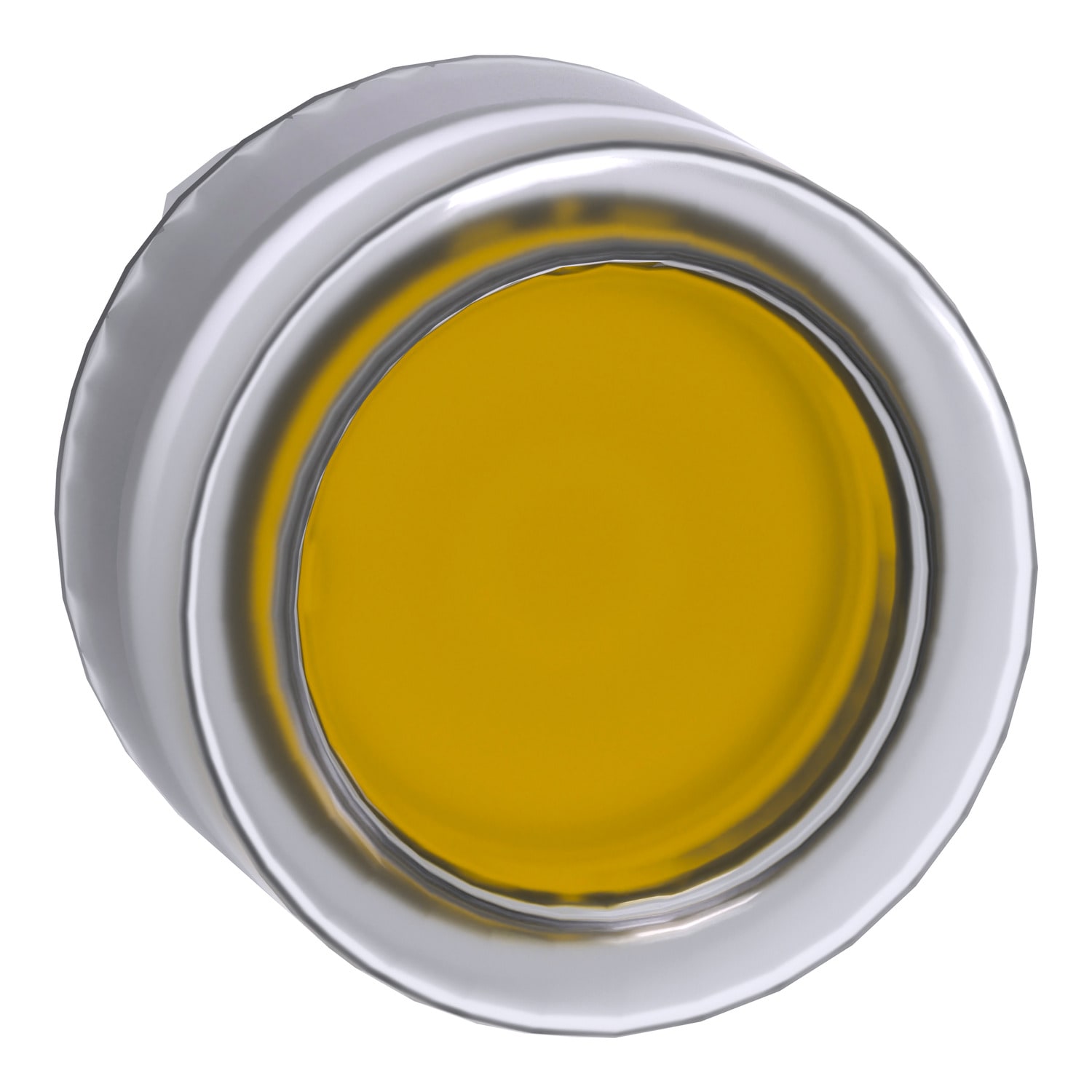 SCHNEIDER ELECTRIC - Testa pulsante luminoso giallo Ø22- per LED universale