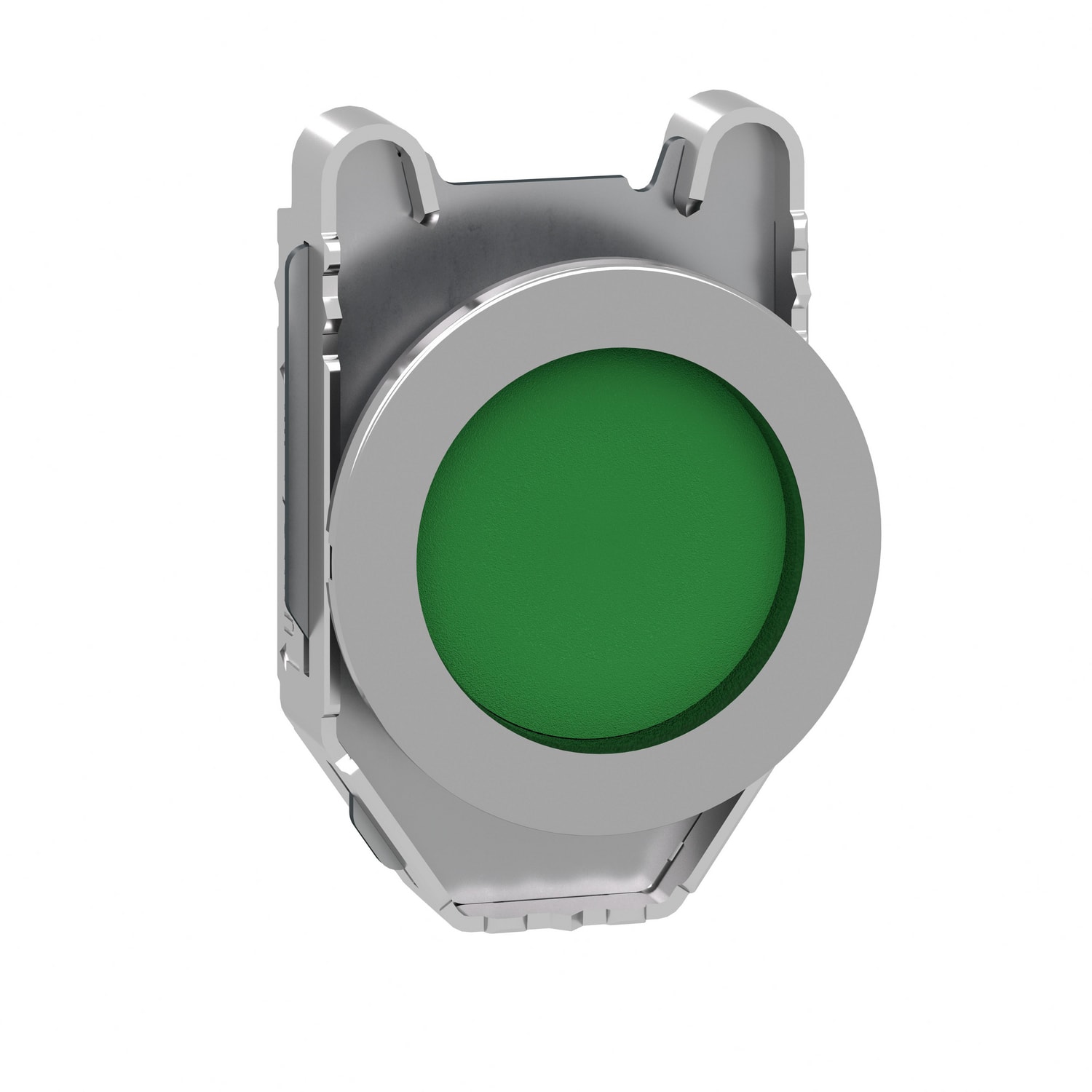 SCHNEIDER ELECTRIC - Testa pulsante verde filopannello con guardia alta