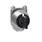 SCHNEIDER ELECTRIC - Testa selettore a chiave 455 filopannello 3 pos. Rit. da destra al centro, Harmony XB4,30mm, metallo
