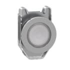 SCHNEIDER ELECTRIC - Testa pulsante luminoso bianco filopannello ad aggancio passo-passo- per LED universale- Ø30
