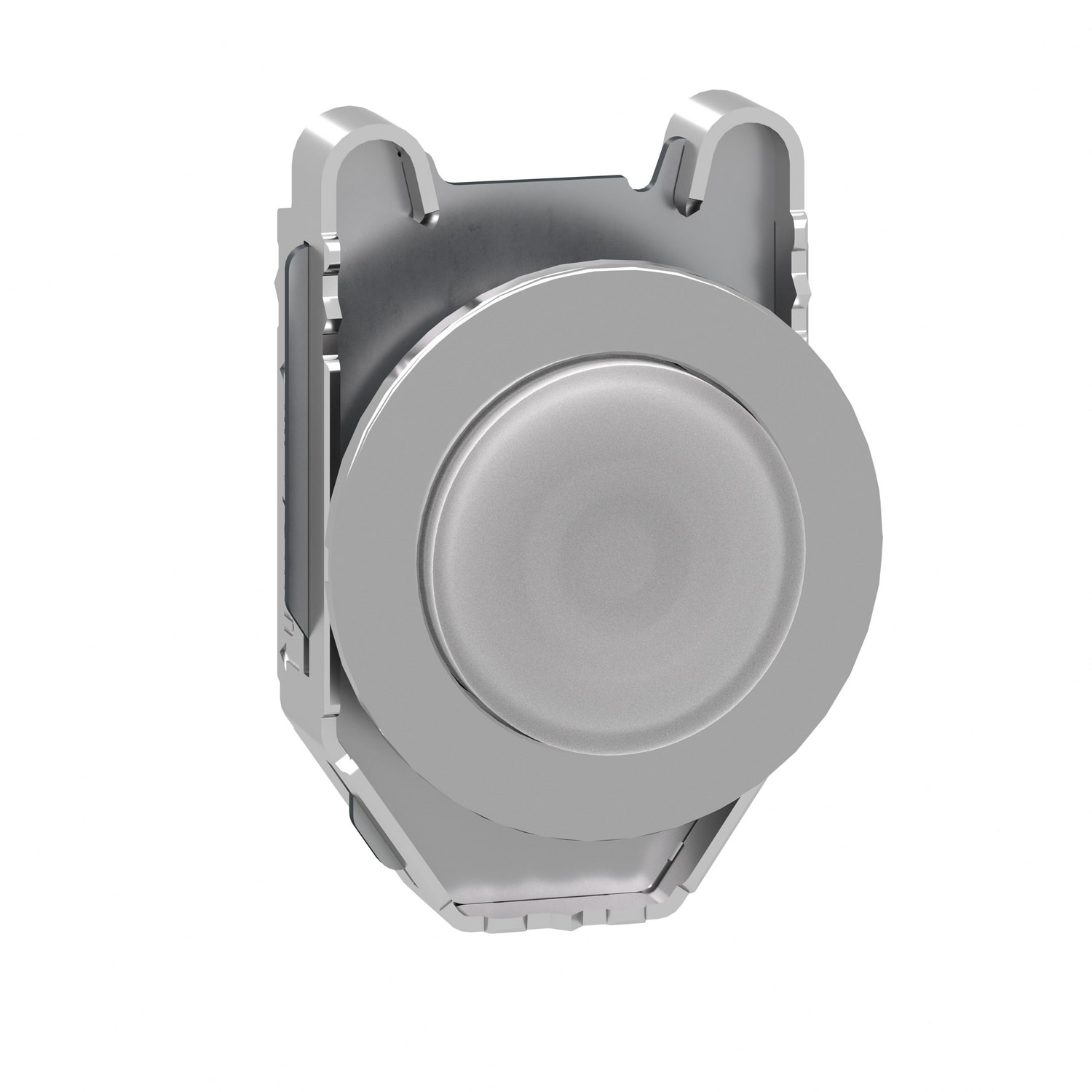SCHNEIDER ELECTRIC - Testa pulsante luminoso sporgente bianco filopannello- per LED universale- Ø30