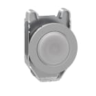 SCHNEIDER ELECTRIC - Testa pulsante luminoso sporgente bianco filopannello- per LED universale- Ø30