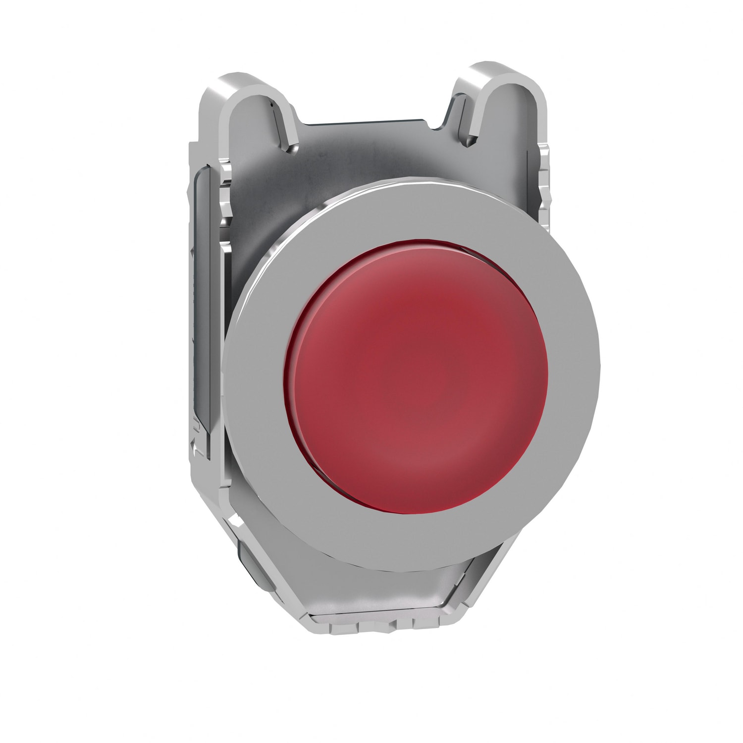 SCHNEIDER ELECTRIC - Testa pulsante luminoso sporgente rosso filopannello- per LED universale- Ø30