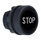 SCHNEIDER ELECTRIC - Testa pulsante Ø22 - ad impulso - nera - filoghiera - stop