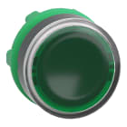SCHNEIDER ELECTRIC - Testa pulsante luminoso Ø22 - verde - per inserimento etichetta- per LED universale
