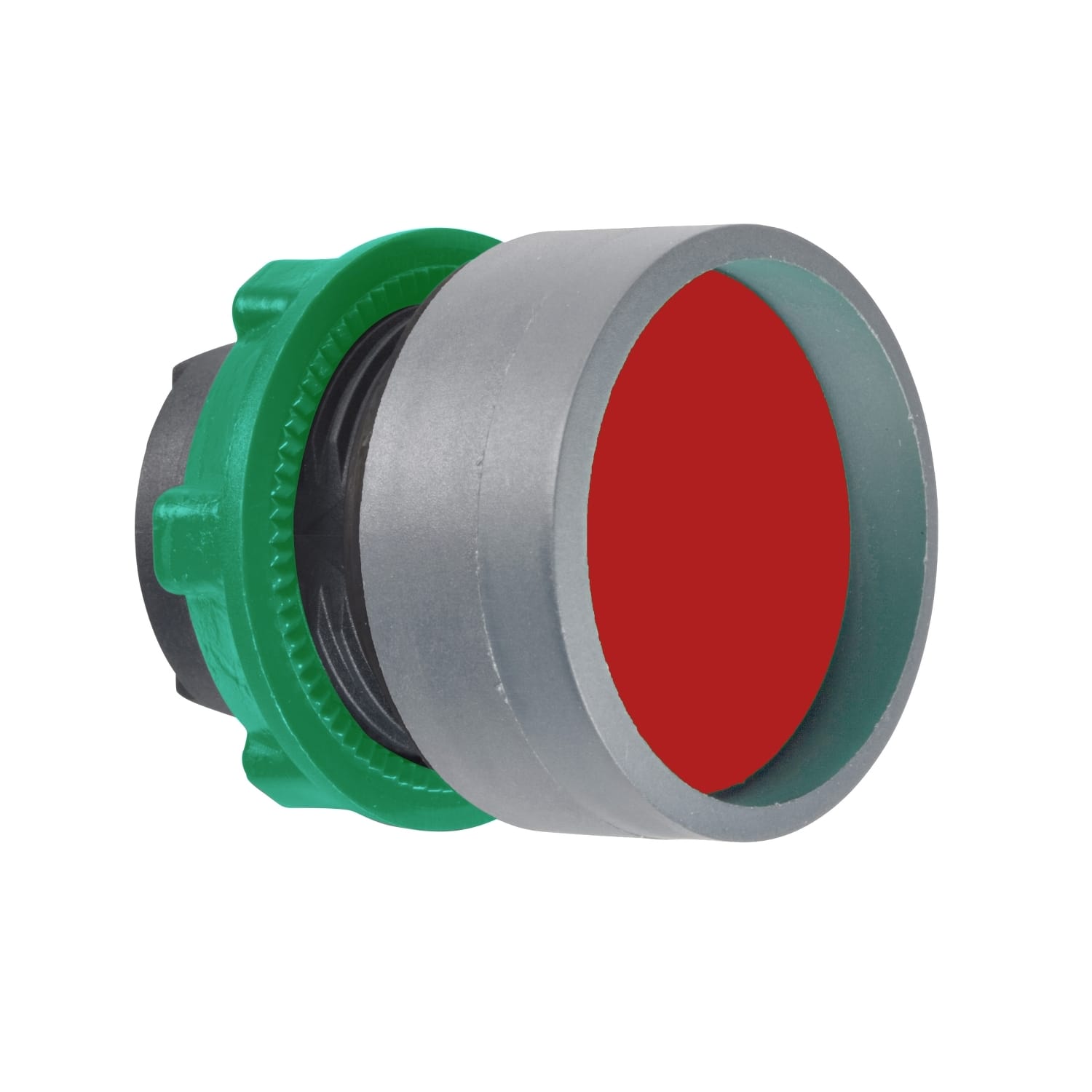 SCHNEIDER ELECTRIC - Testa pulsante rosso guardia alta grigio
