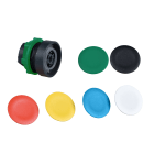 SCHNEIDER ELECTRIC - Testa pulsante Ø22 - ad impulso - 5 colori - filoghiera - senza marcatura