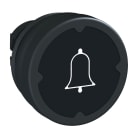 SCHNEIDER ELECTRIC - Testa pulsante - nero - con etichetta