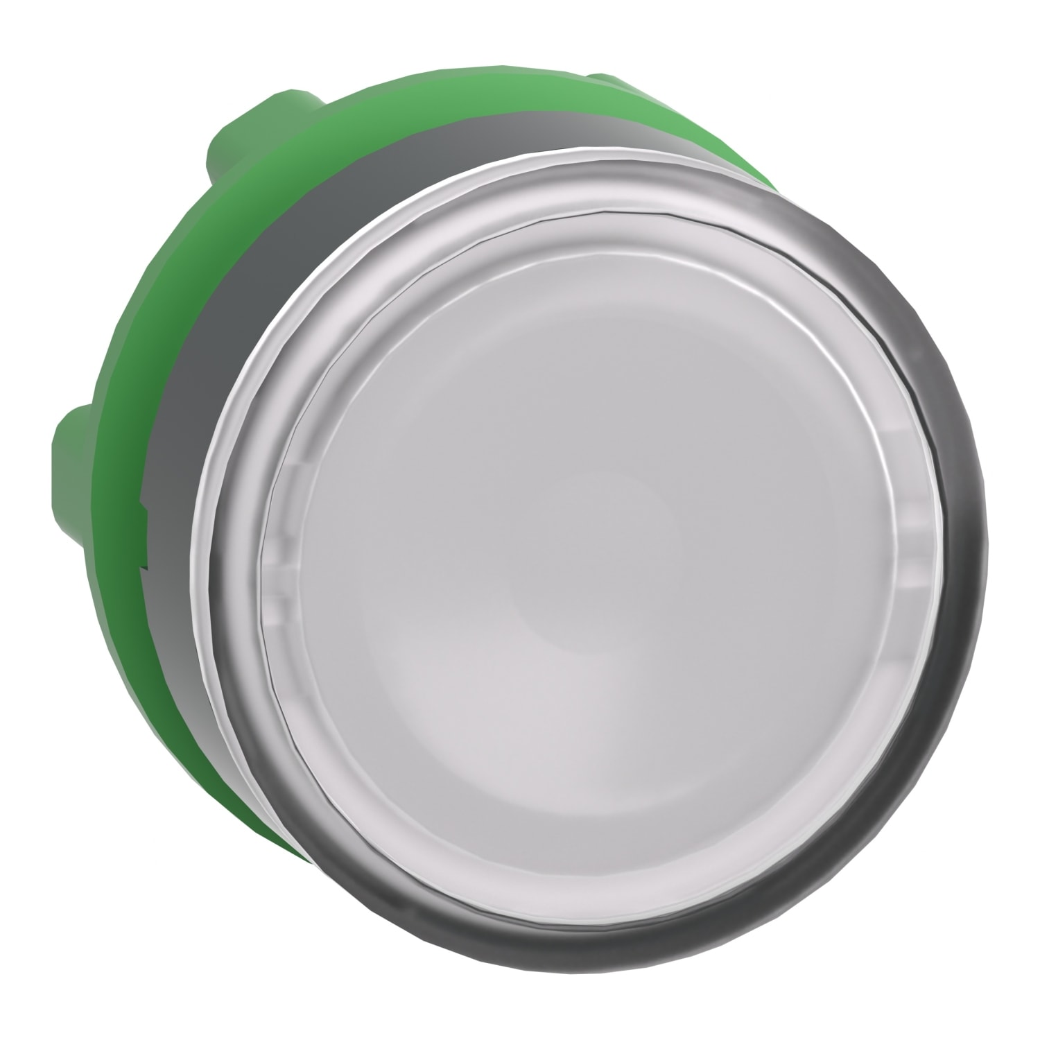SCHNEIDER ELECTRIC - Testa pulsante luminoso Ø22 - bianco- per LED universale