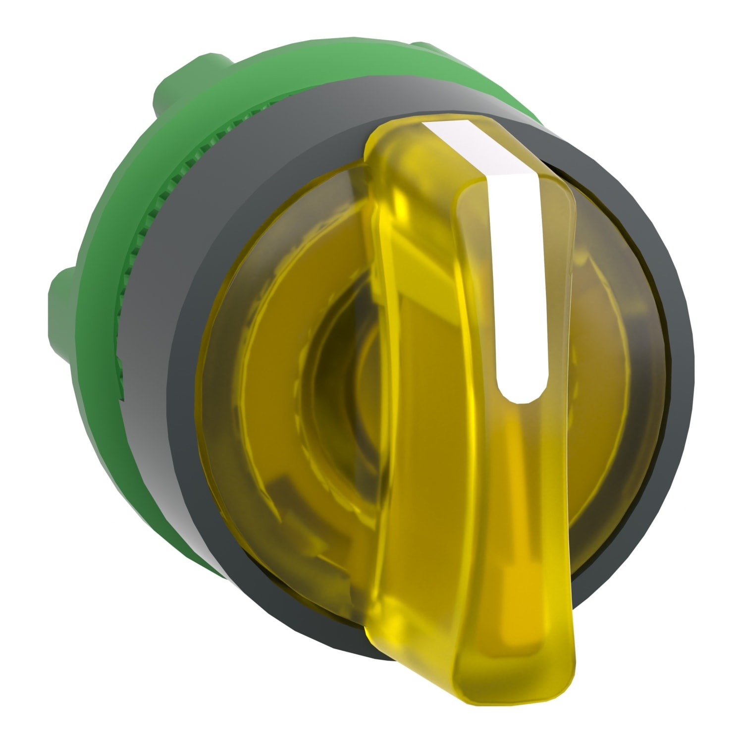 SCHNEIDER ELECTRIC - Testa selettore luminoso giallo - Ø 22- per LED universale