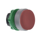 SCHNEIDER ELECTRIC - Testa pulsante rosso ghiera grigia