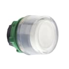 SCHNEIDER ELECTRIC - Testa pulsante bianco con cappuccio grigio