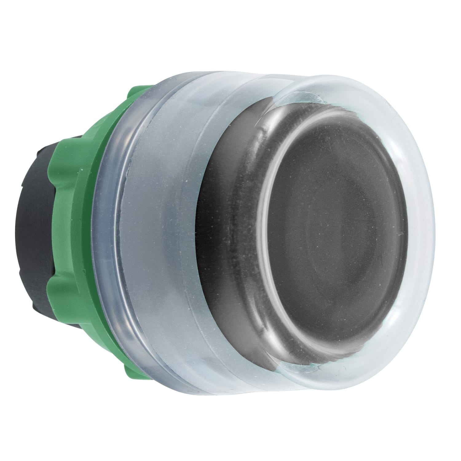SCHNEIDER ELECTRIC - Testa pulsante nero con cappuccio grigio