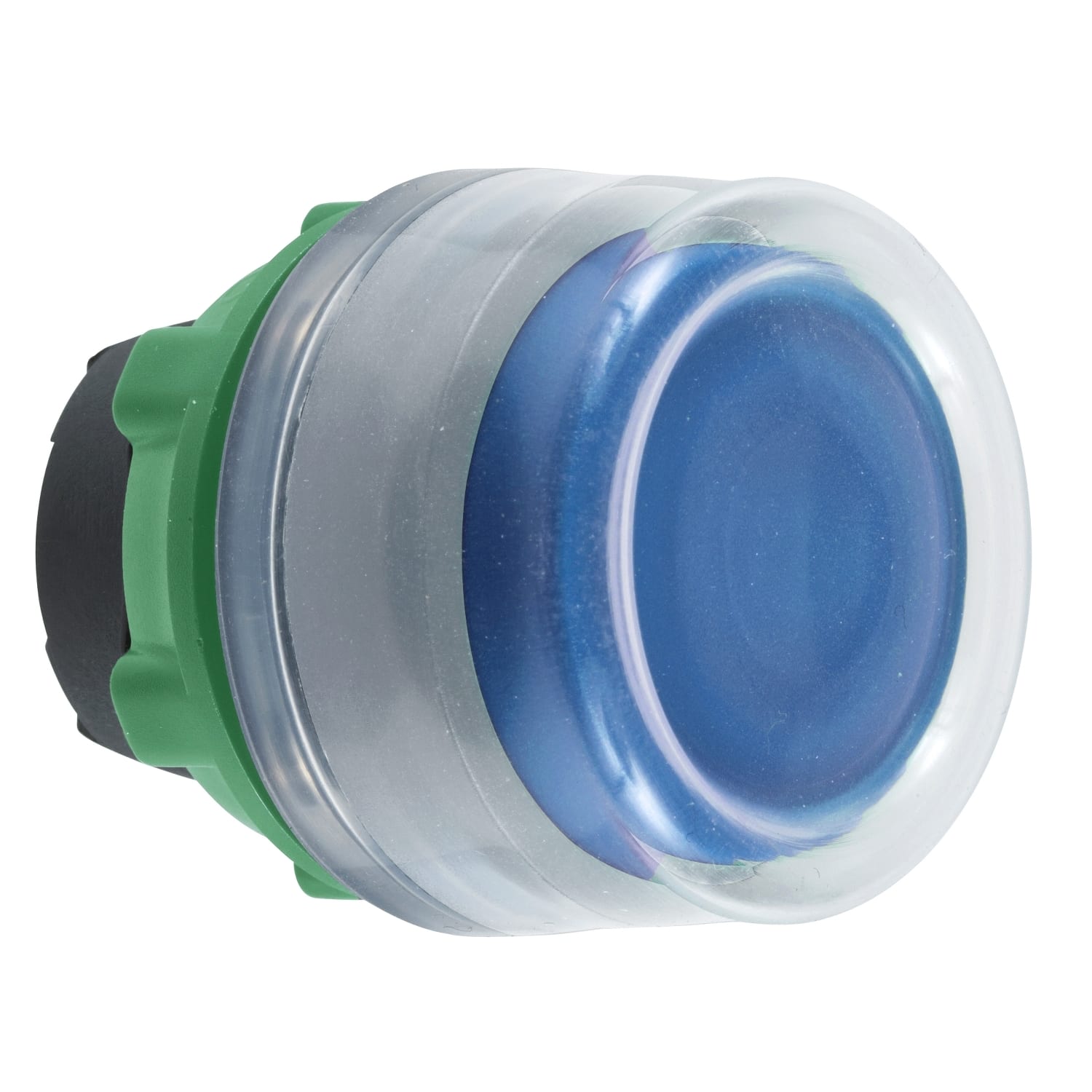 SCHNEIDER ELECTRIC - Testa pulsante blu con cappuccio grigio